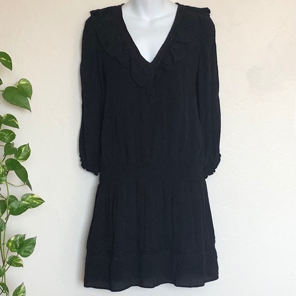 Anthropologie Dresses & Skirts - Anthropologie St.Roche Black Drop Waist Dress Sz L